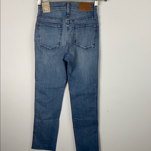 NWT Madewell Slim straight crop size 23 - Picture 4 of 6